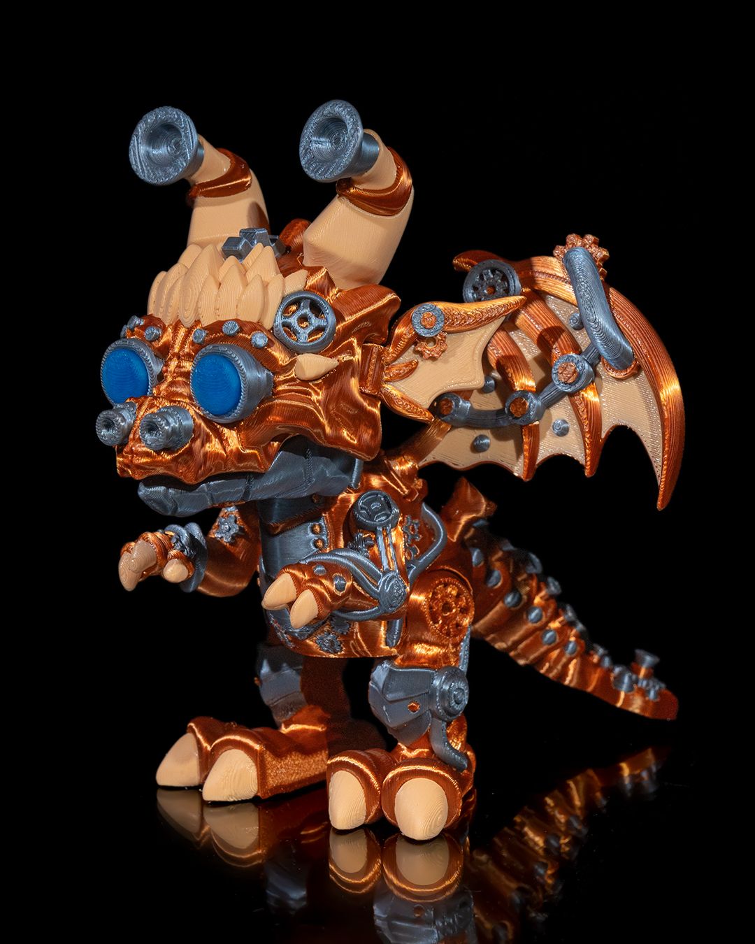 impression 3D Dragon Métal titan