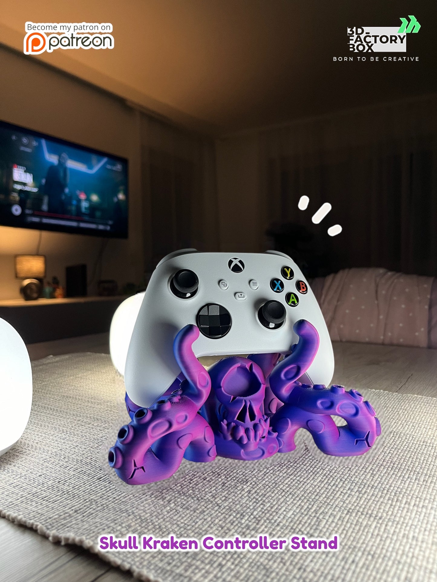 Impression 3D Support manette Kraken