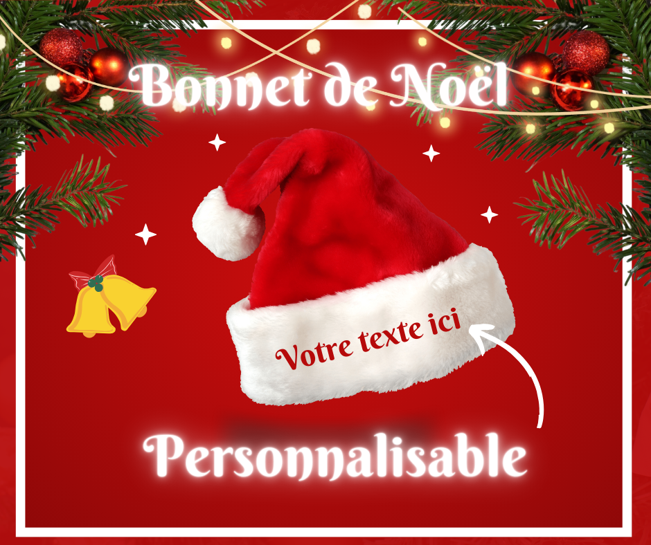 Bonnet de Noël personnalisé