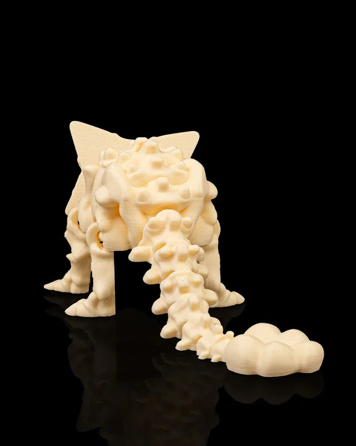 Squelette articulé d'Ankylosaurus en plastique, modèle détaillé de la créature préhistorique, par Customcréa3D.