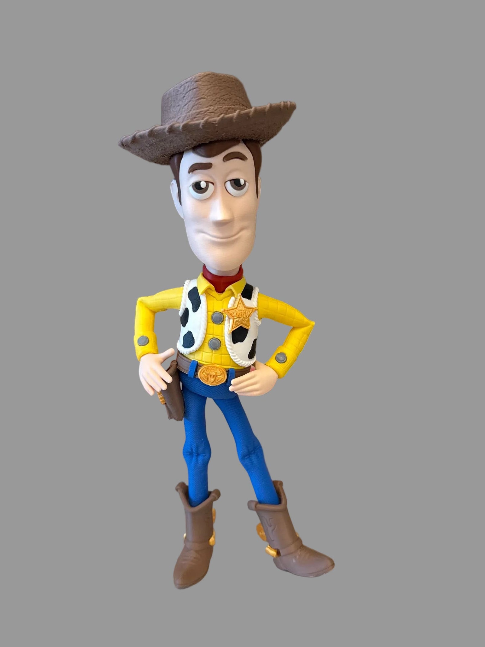 Figurine Fanart Cowboy Woody de Customcréa3D, représentation détaillée du personnage en figurine de collection.