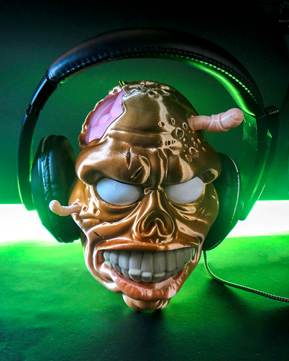 Impression 3D support casque Zombie