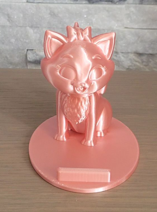 support téléphone chaton