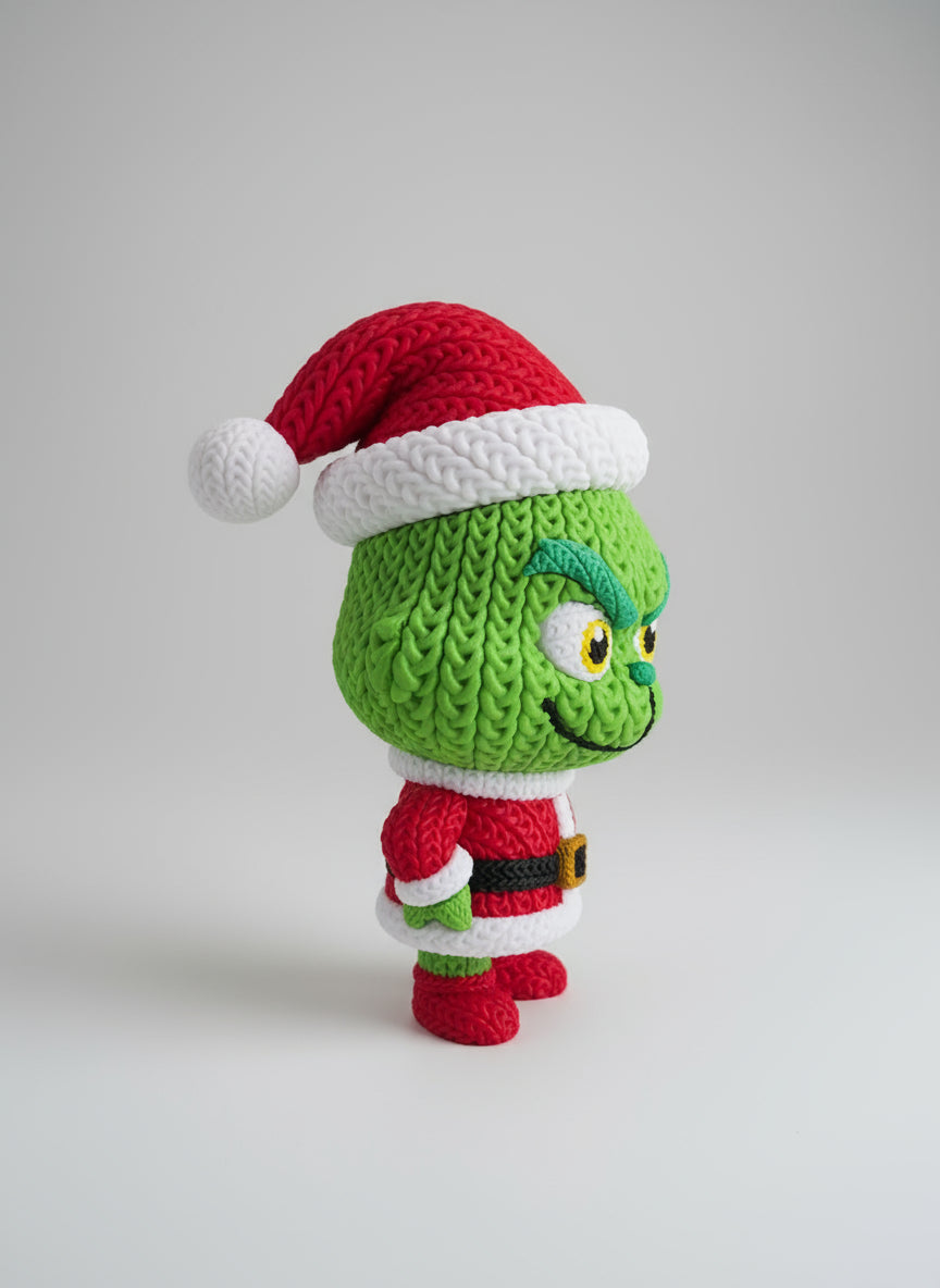 Grinch effet tricoté