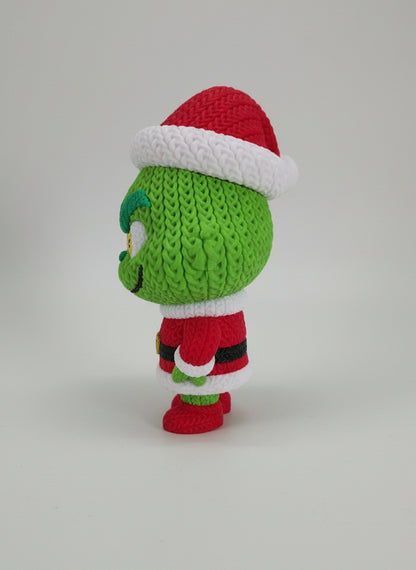 Grinch effet tricoté