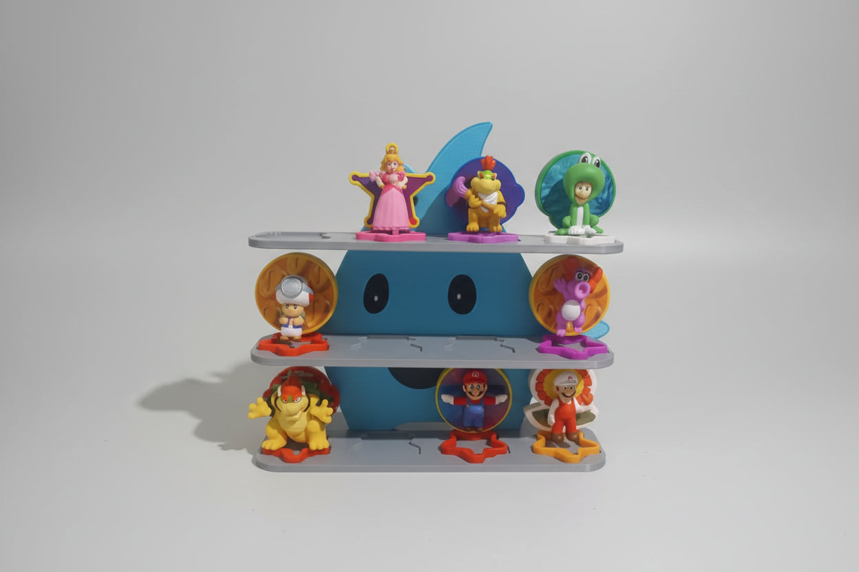 Figurine étoile Collector de l'étagère Customcréa3D, décoration en forme d'étoile en résine ou céramique.