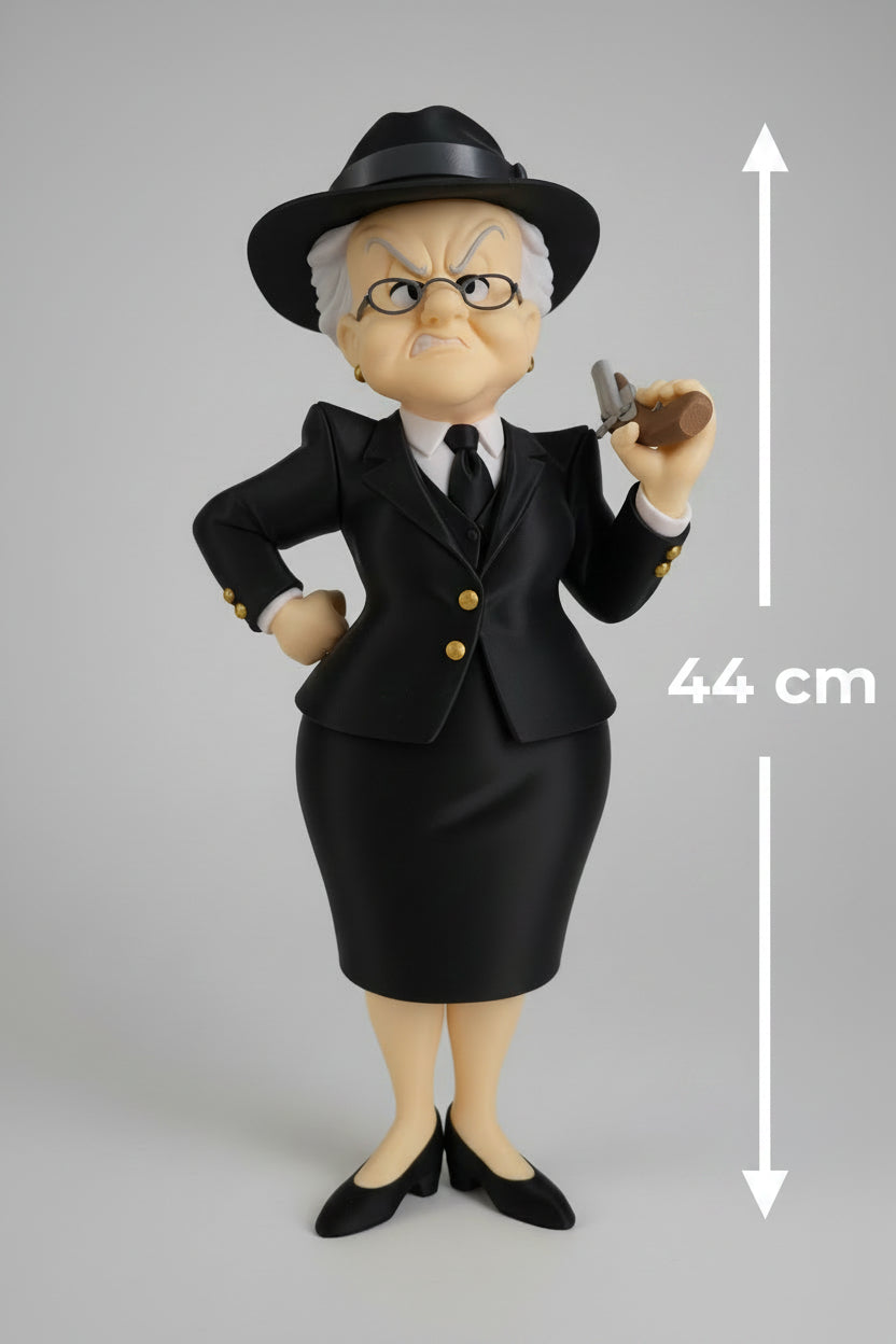 Figurine Collection Les Zinzins Animés de Customcréa3D, personnage coloré et détaillé, illustrant la série d'animation française.