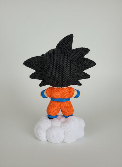 goku kid nuage effet tricoté