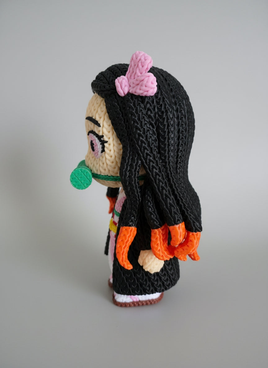 Nezuko effet tricoté