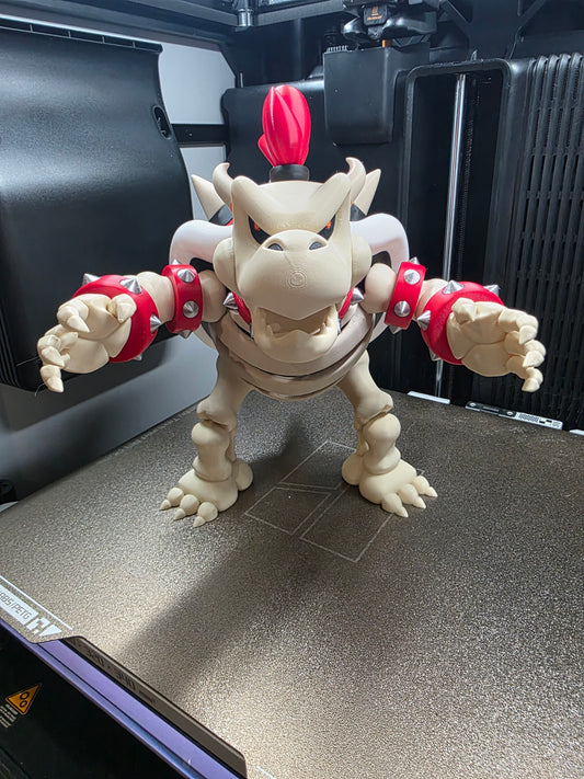 Tortue maléfique squelette