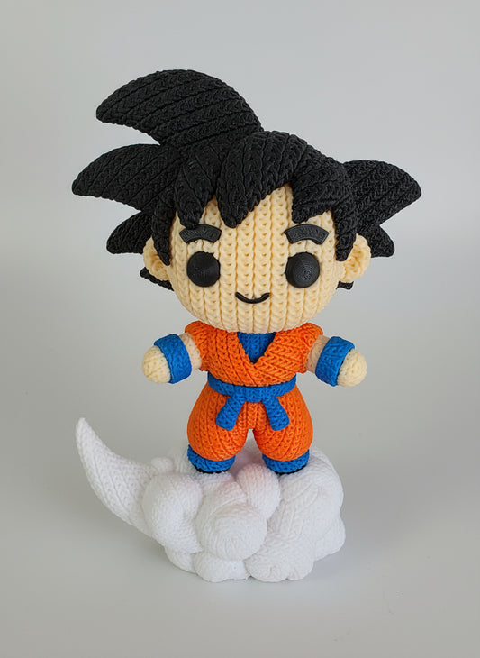 goku kid nuage effet tricoté
