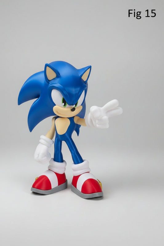 Figurine 3D Hérissons fanart de la marque Customcréa3D, sculpture détaillée en matériau résine, pose dynamique et réaliste.