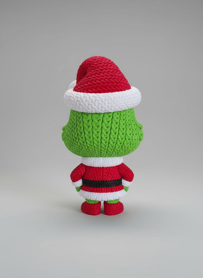 Grinch effet tricoté