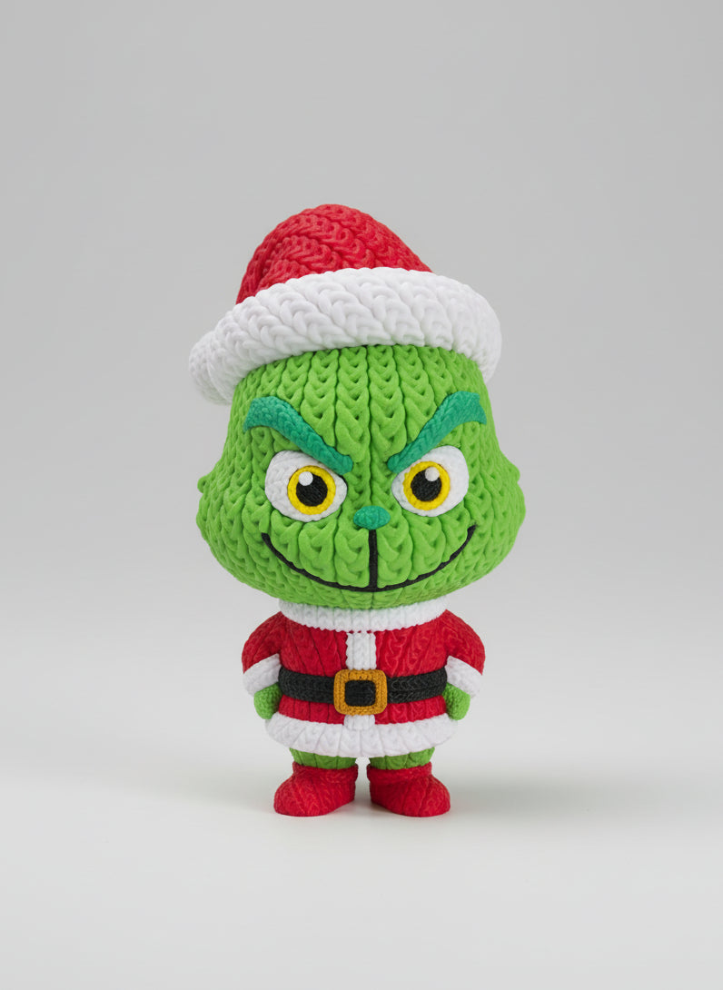Grinch effet tricoté